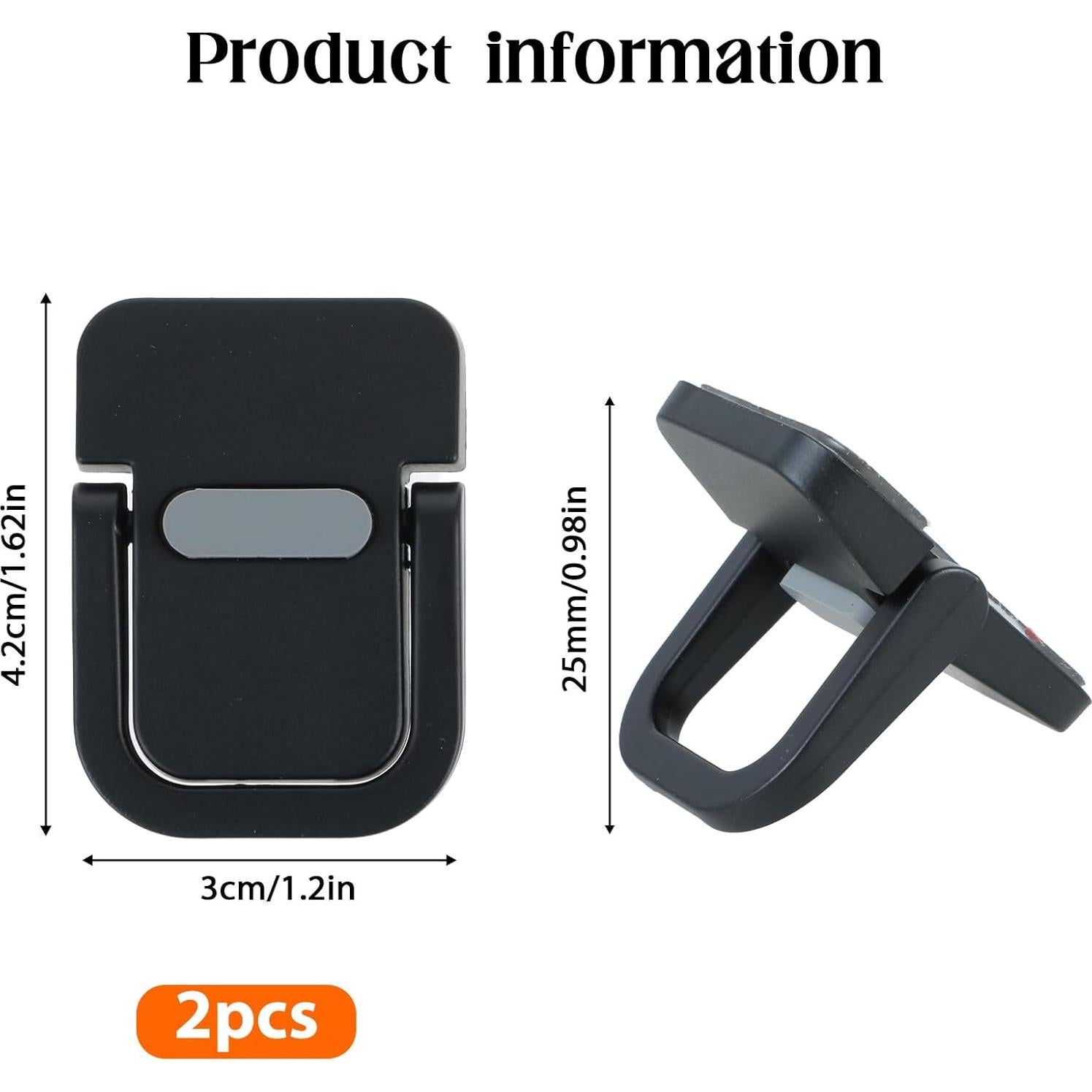 Soporte Mini Autoadhesivo para Laptop AHQiZFX - Negro