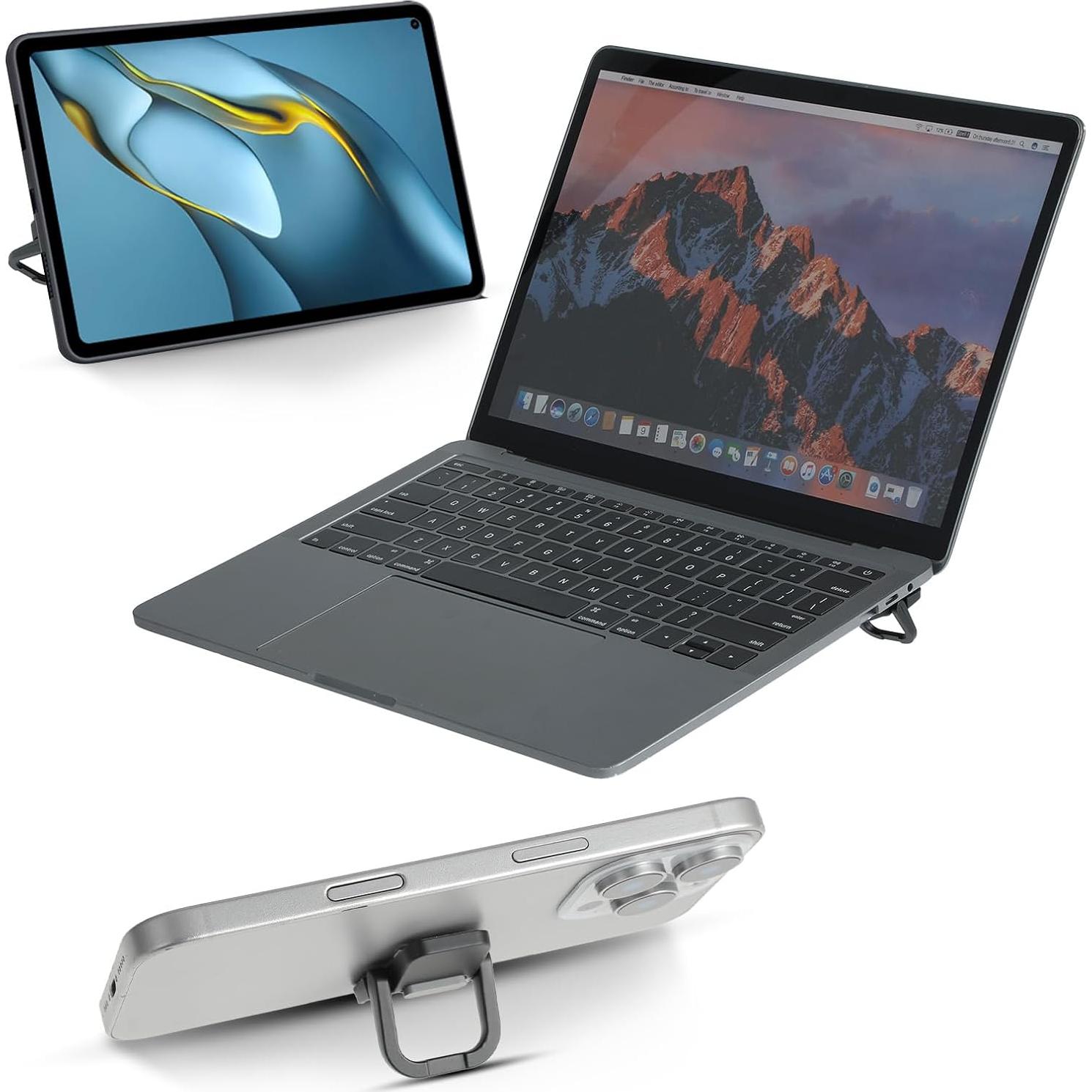 Soporte Mini Autoadhesivo para Laptop AHQiZFX - Negro