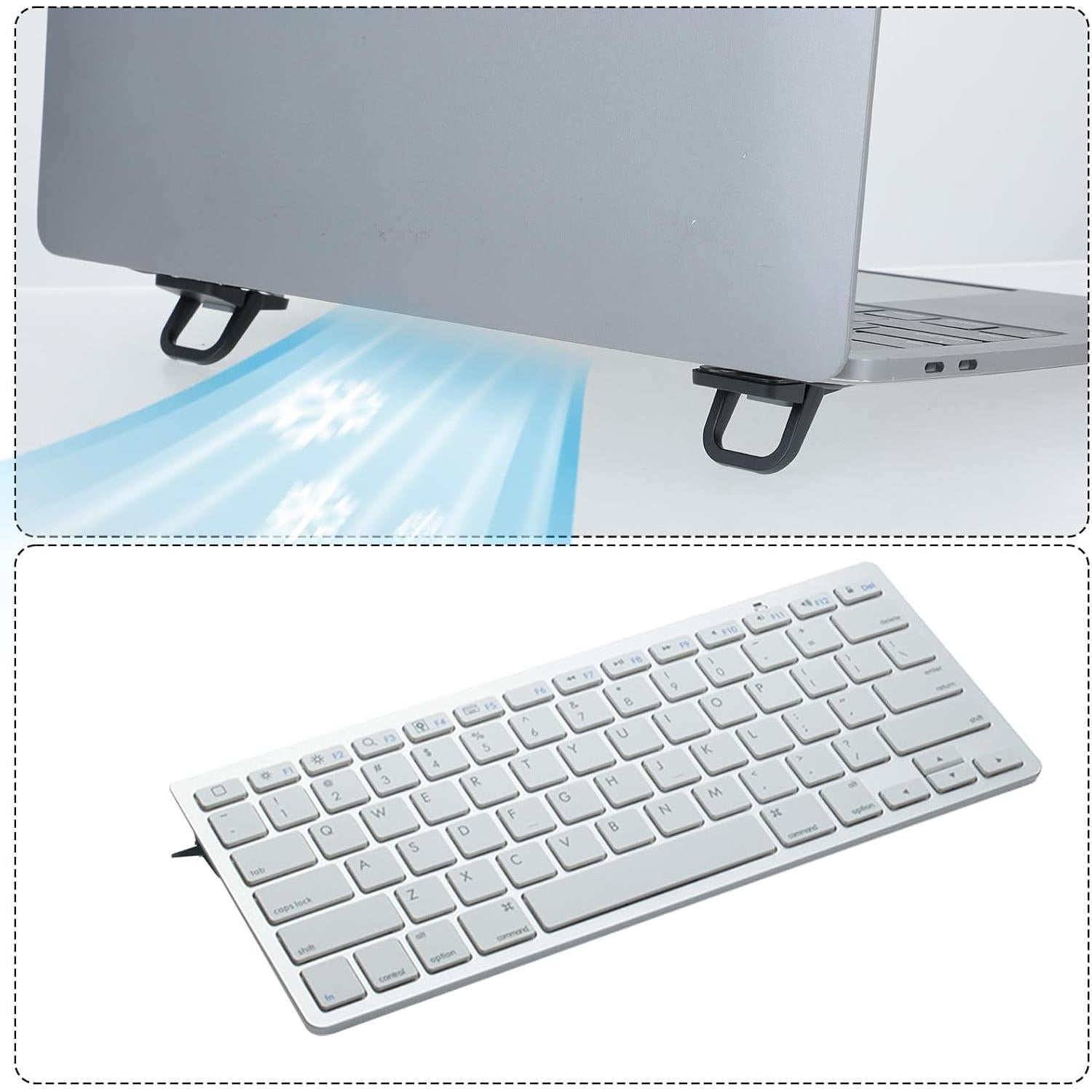 Soporte Mini Autoadhesivo para Laptop AHQiZFX - Negro