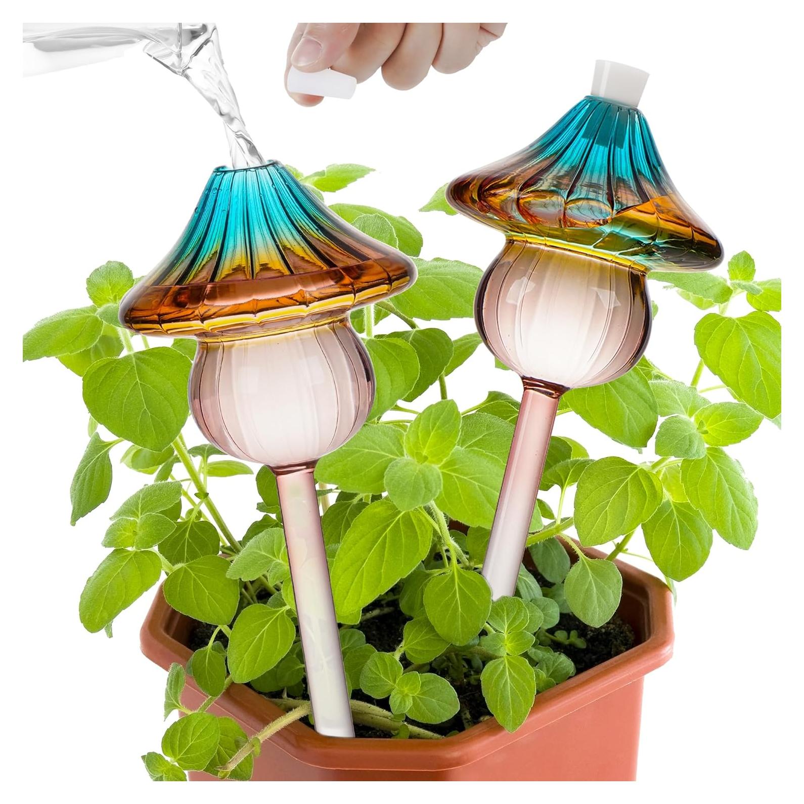 Esferas de Riego de Vidrio Kaimfdg 2 PCS para Plantas
