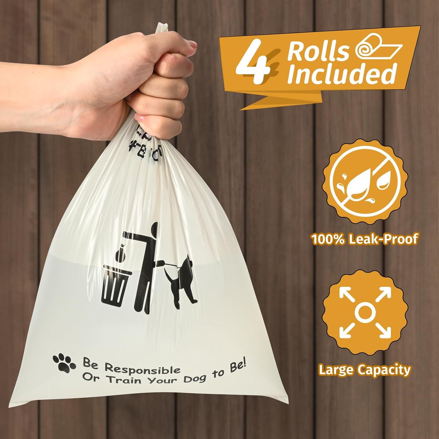 Dispensador de Bolsas de Excremento para Perros Qeerable Negro