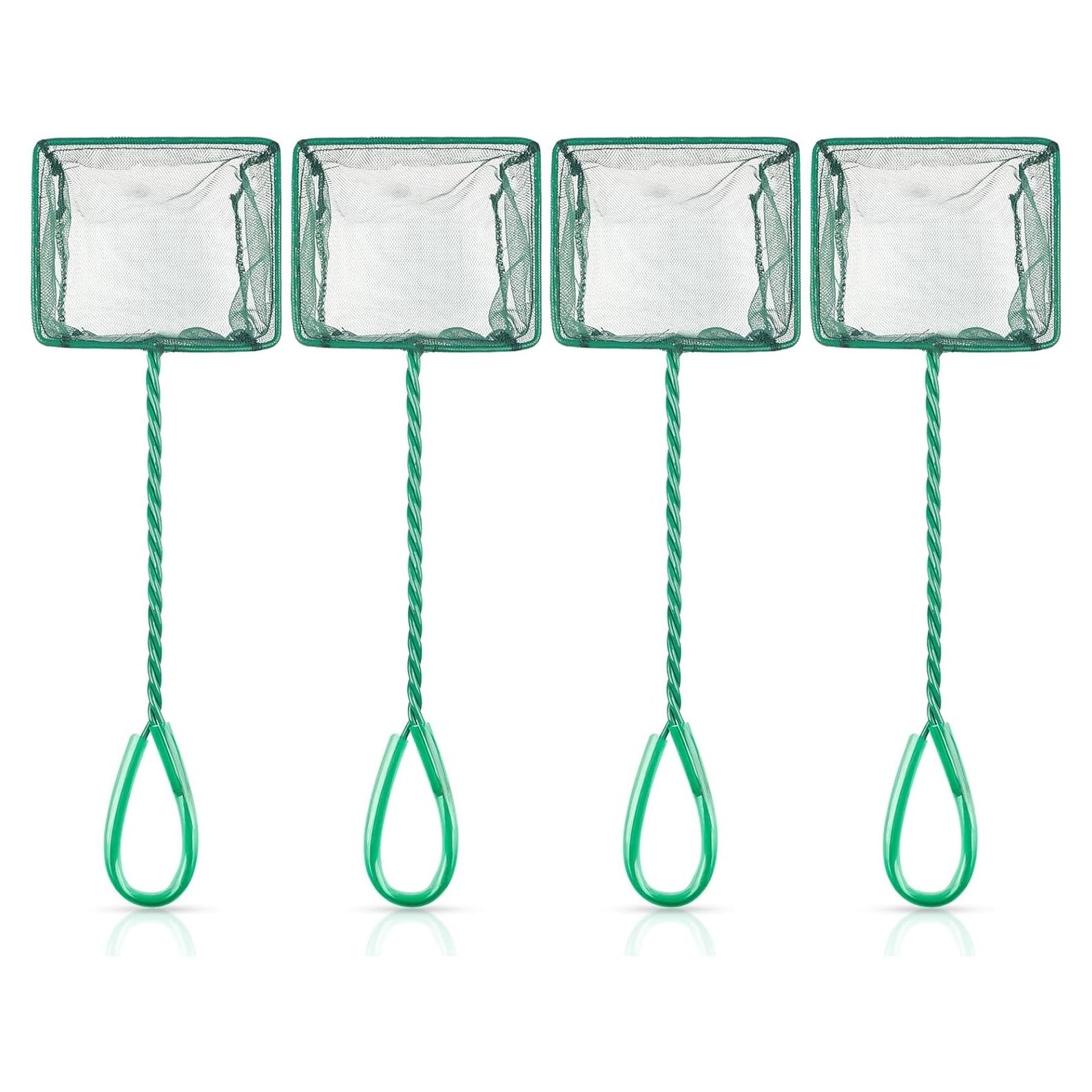 Red de Acuario Pawfly 10 cm Cuadrada con Mango de Metal