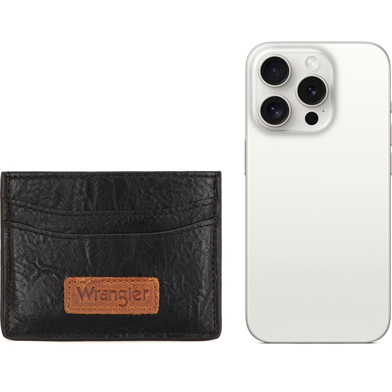 Billetera Compacta Montana West RFID para Mujeres - Cuero Vegano