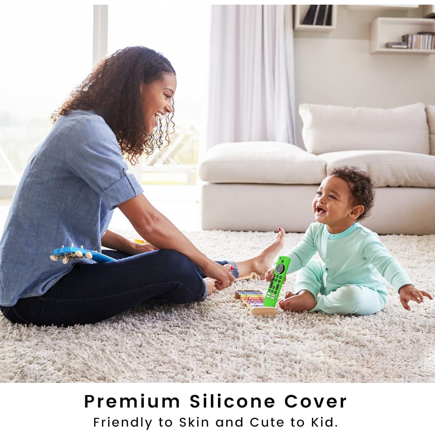 Funda de Silicona Brillante Weishan para Control Remoto Toshiba/Insignia 2021