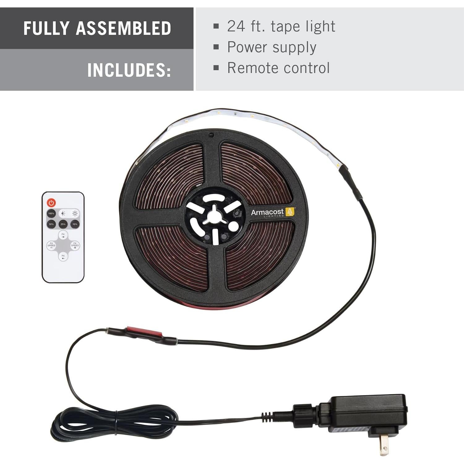 Kit de Luz LED de Tira Armacost 7.32m Regulable IP65
