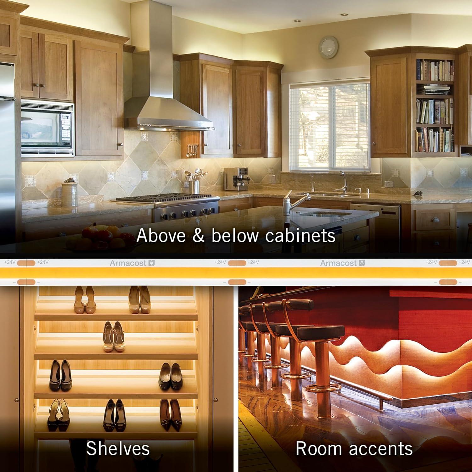 Kit de Luz LED de Tira Regulable Armacost 4.88m Blanco 3000K