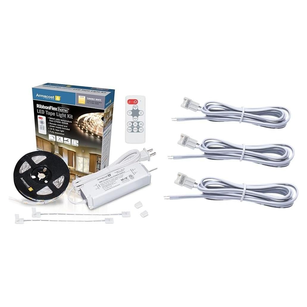 Cinta LED Blanca Ajustable Armacost Lighting 4.88 m con Control Remoto