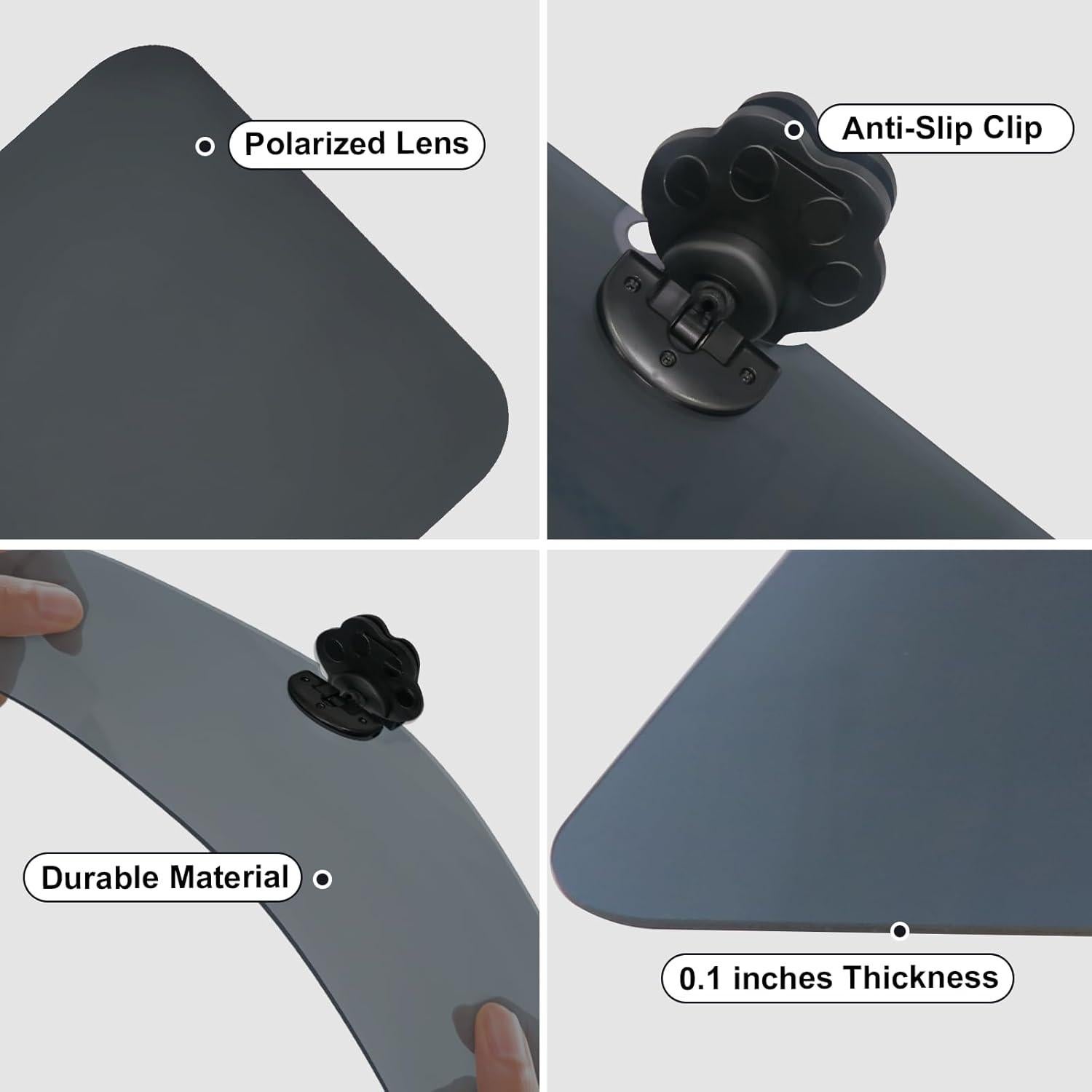 Extensor de Visera Solar Polarizado EnjoyCool SVEF001 Ajustable