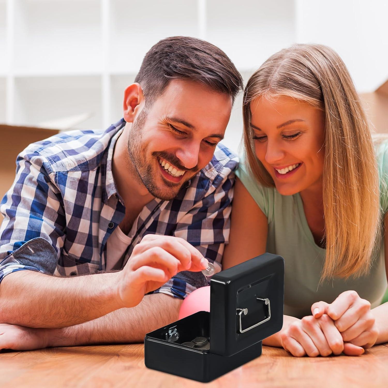 Caja Fuerte Pequeña KYODOLED con Llave 15x12x8cm Negra