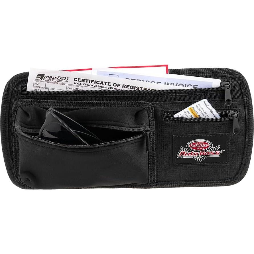 Organizador de Visera Auto Boss Bucket Boss AB30040 Negro