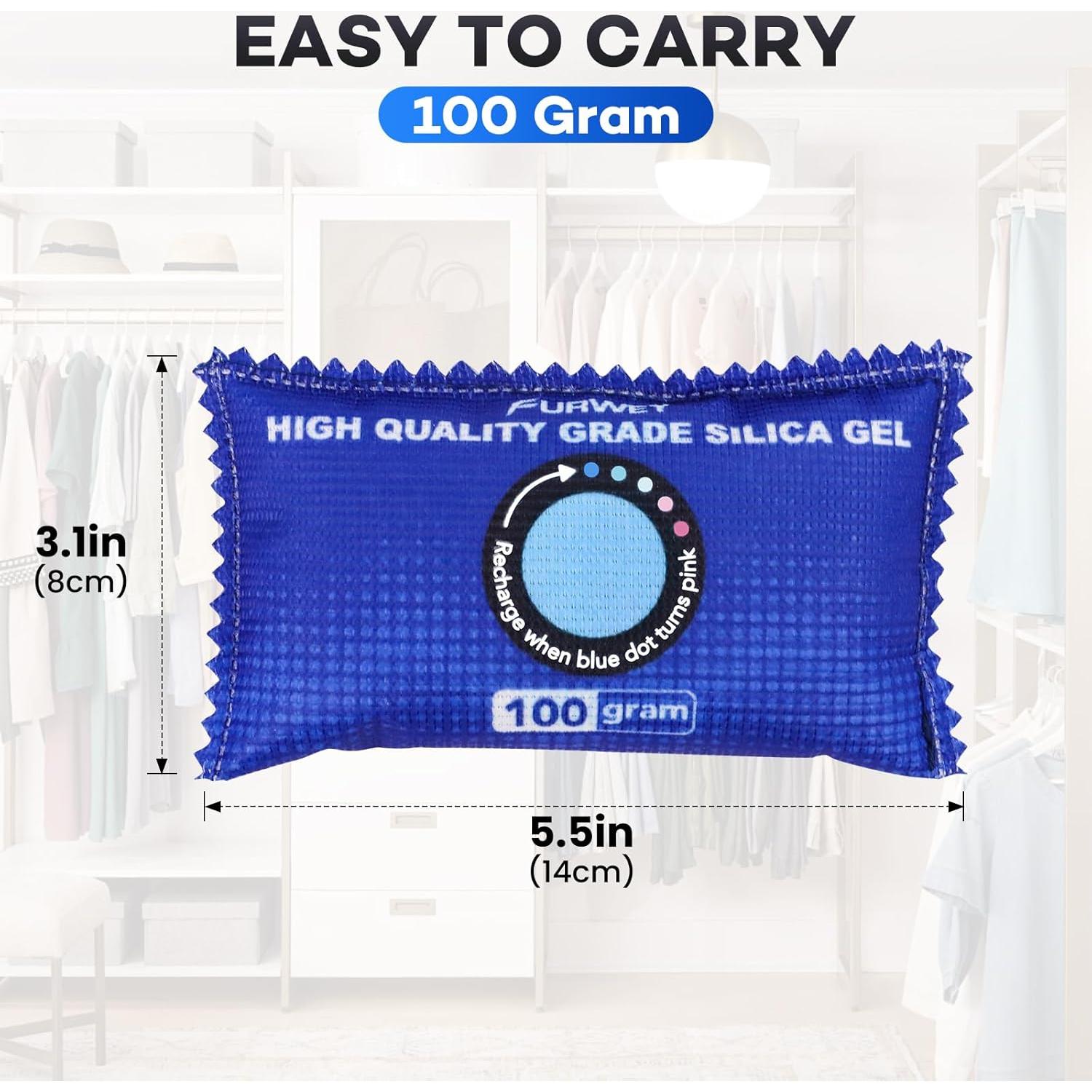 Paquetes Deshidratantes Recargables FURWEY 6 Unidades 100g