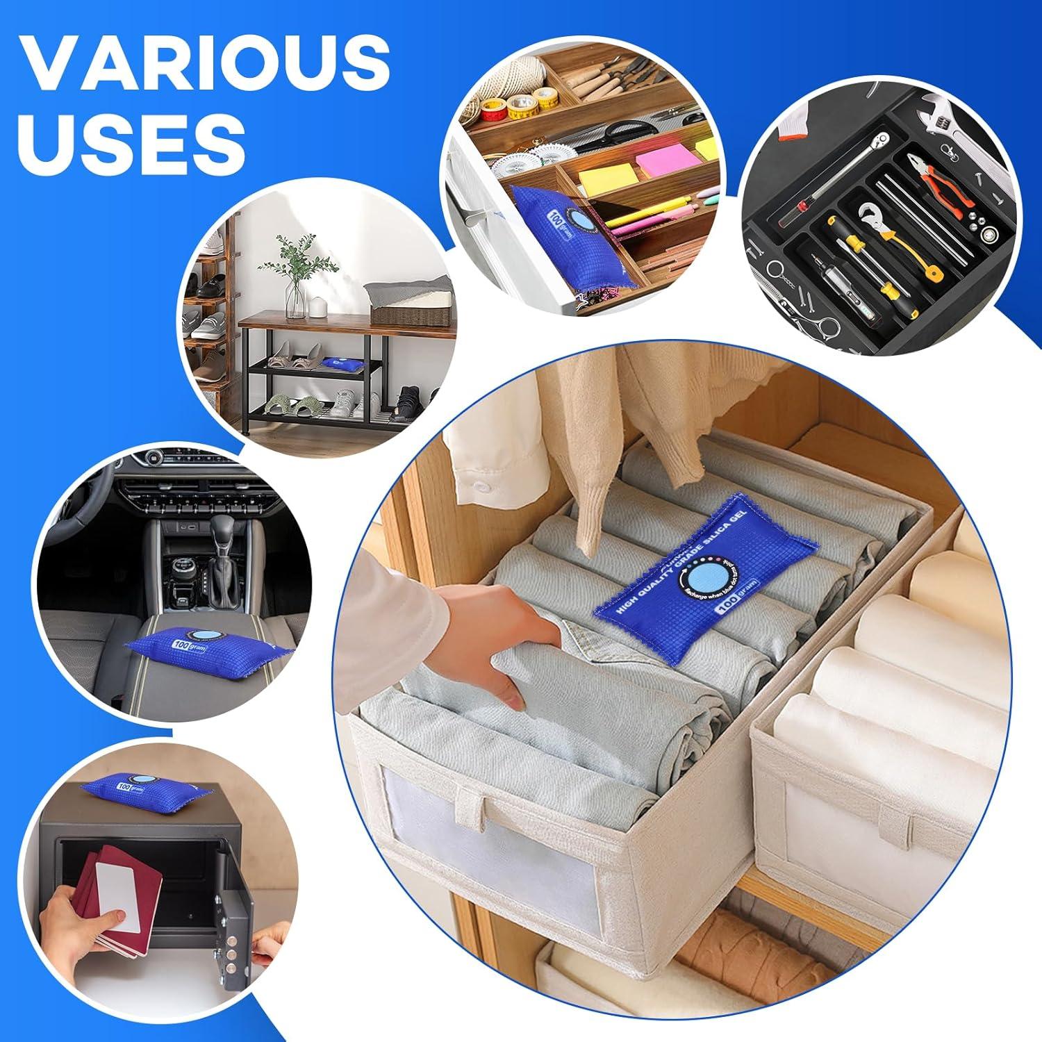 Paquetes Deshidratantes Recargables FURWEY 6 Unidades 100g