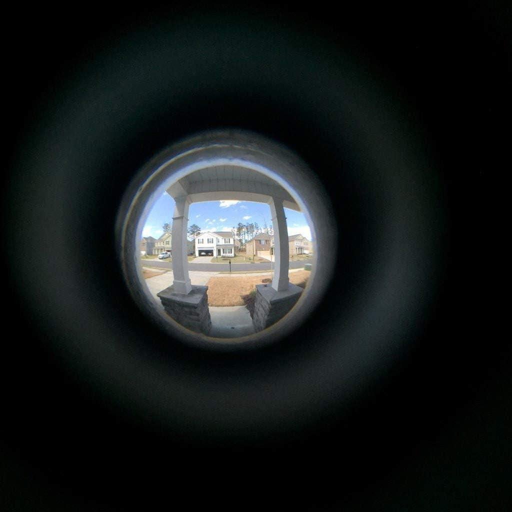 Mirilla de Puerta Junxave de Latón 220° con Privacidad Negra