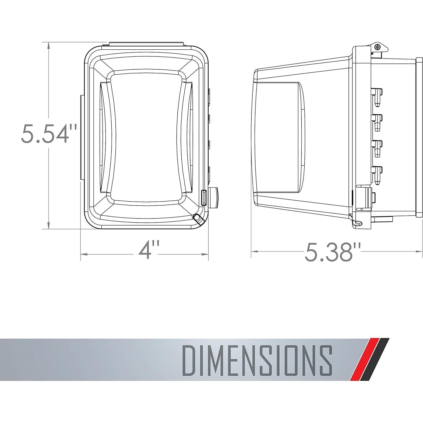 Cubierta de Salida TayMac MM710C 1 Grupo Transparente 12.1 cm