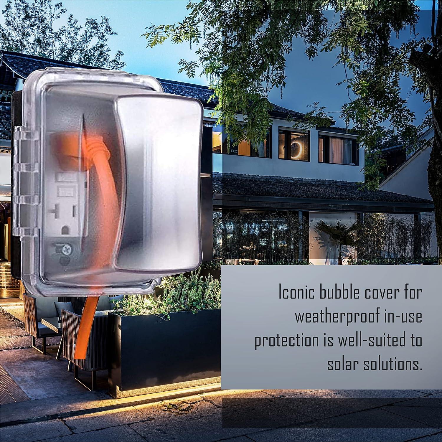 Cubierta de Salida TayMac MM710C 1 Grupo Transparente 12.1 cm