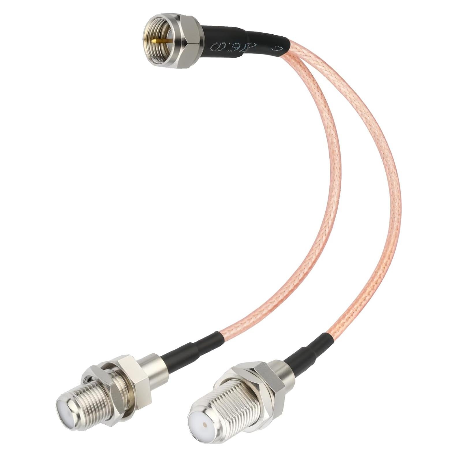 Divisor de cable coaxial F-Type RFAdapter 3 vías 75Ohm 17.27 cm