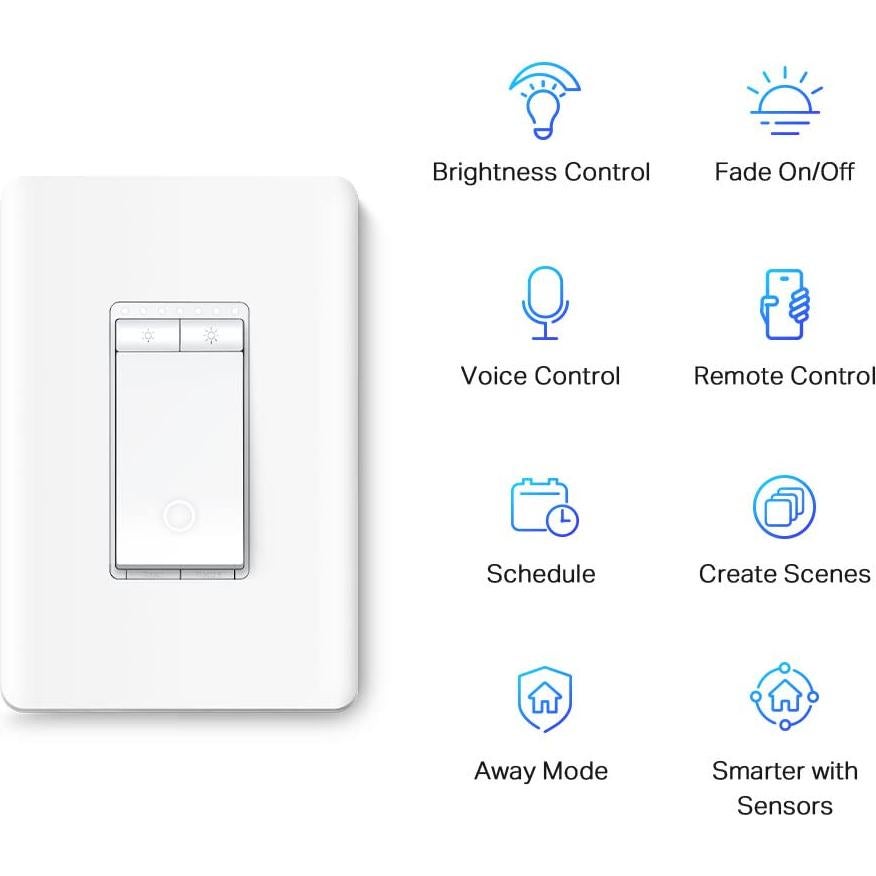 Interruptor Regulador Inteligente TP-Link Tapo S500D Wi-Fi 2.4GHz