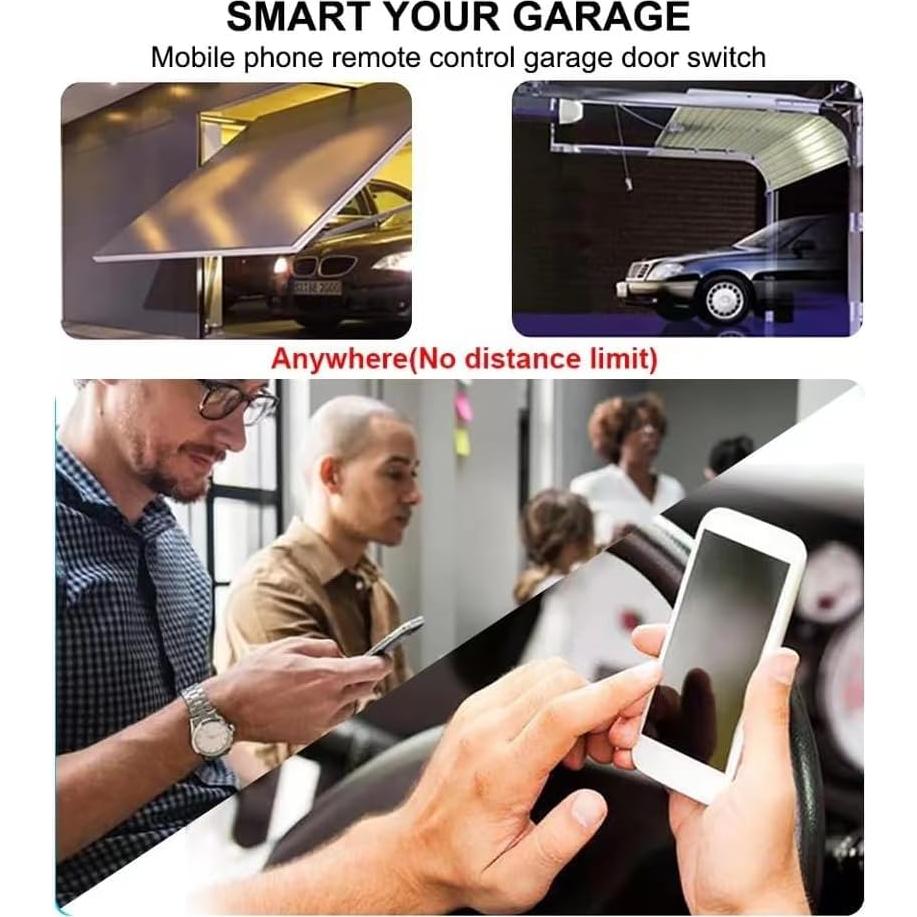 Módulo de Relé Seco Inteligente WiFi Huacaoe 1 Canal 5V/7-32V