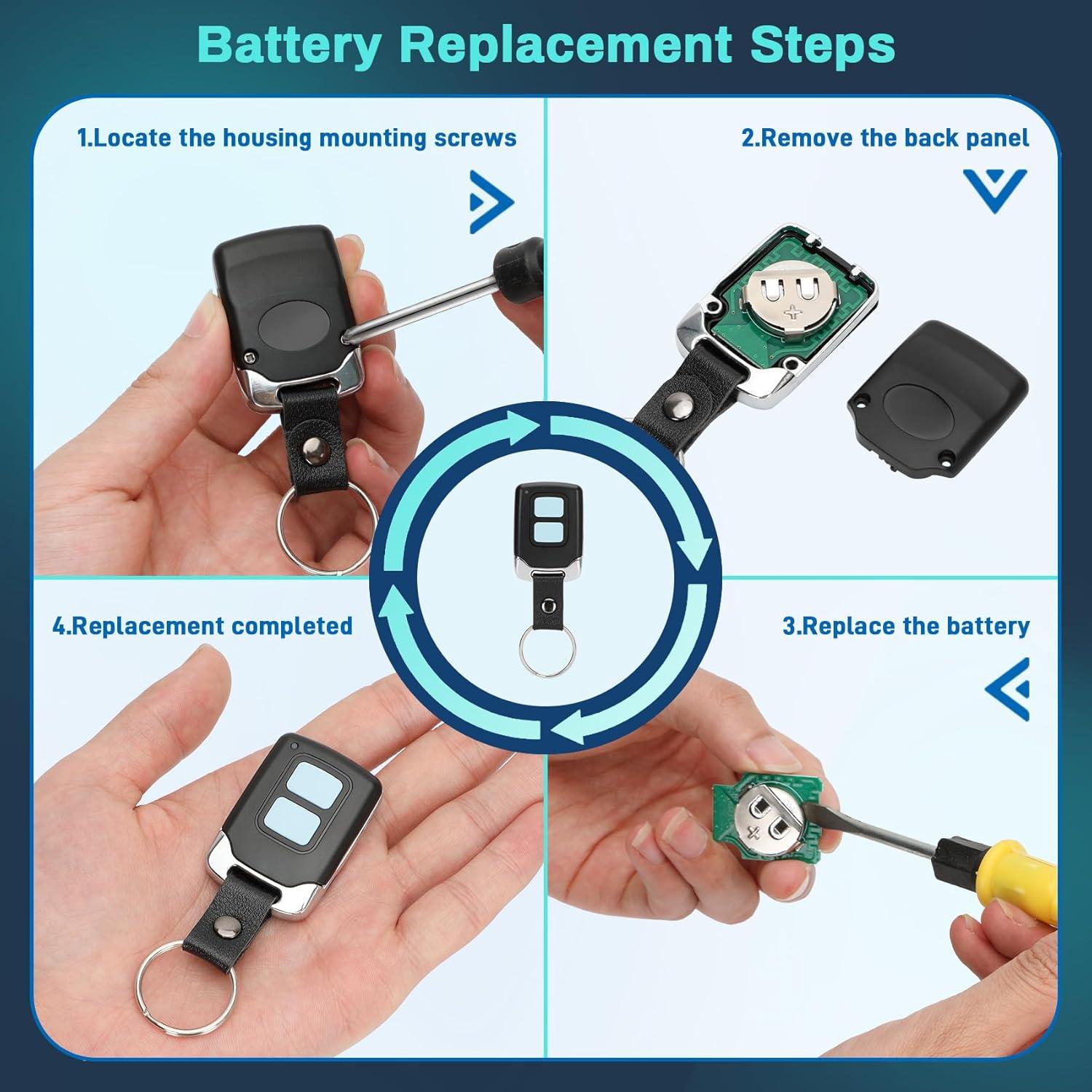 Control Remoto Universal para Puerta de Garaje Pevxou 890MAX