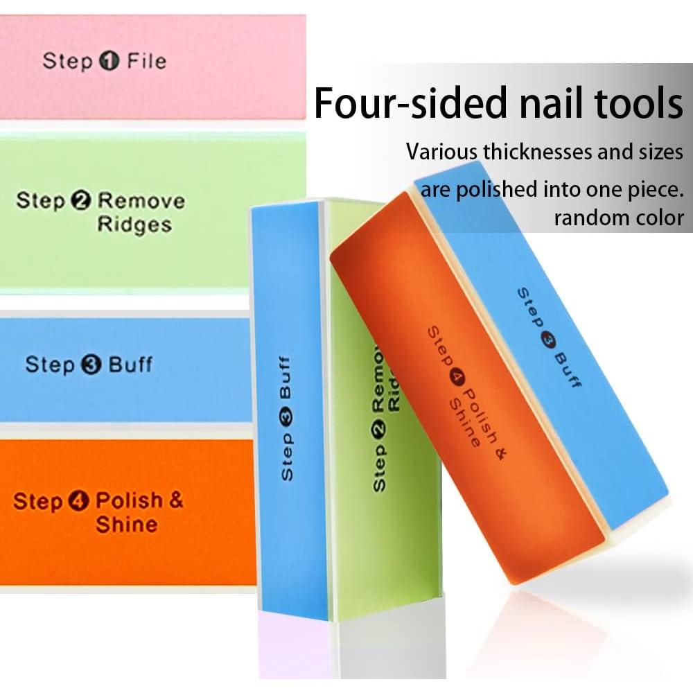 Bloque de Pulido Profesional Cala 4 Vías para Uñas