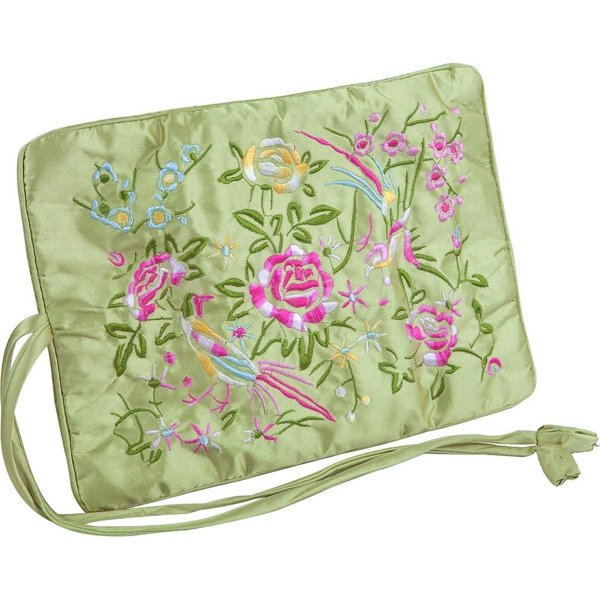 Bolsa de Joyería de Viaje Bordada TUMBEELLUWA 20x9cm