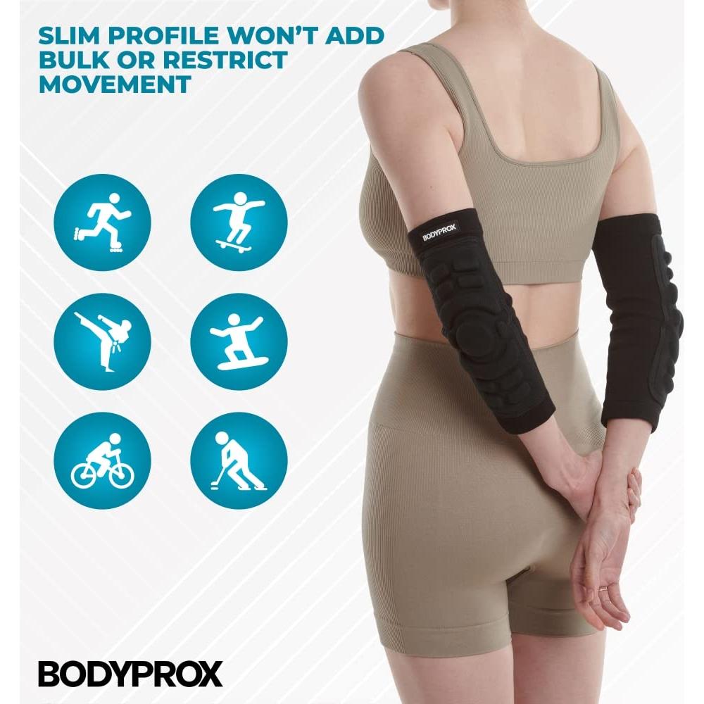 Mangas de Protección de Codo Bodyprox - Pequeño, Acolchadas