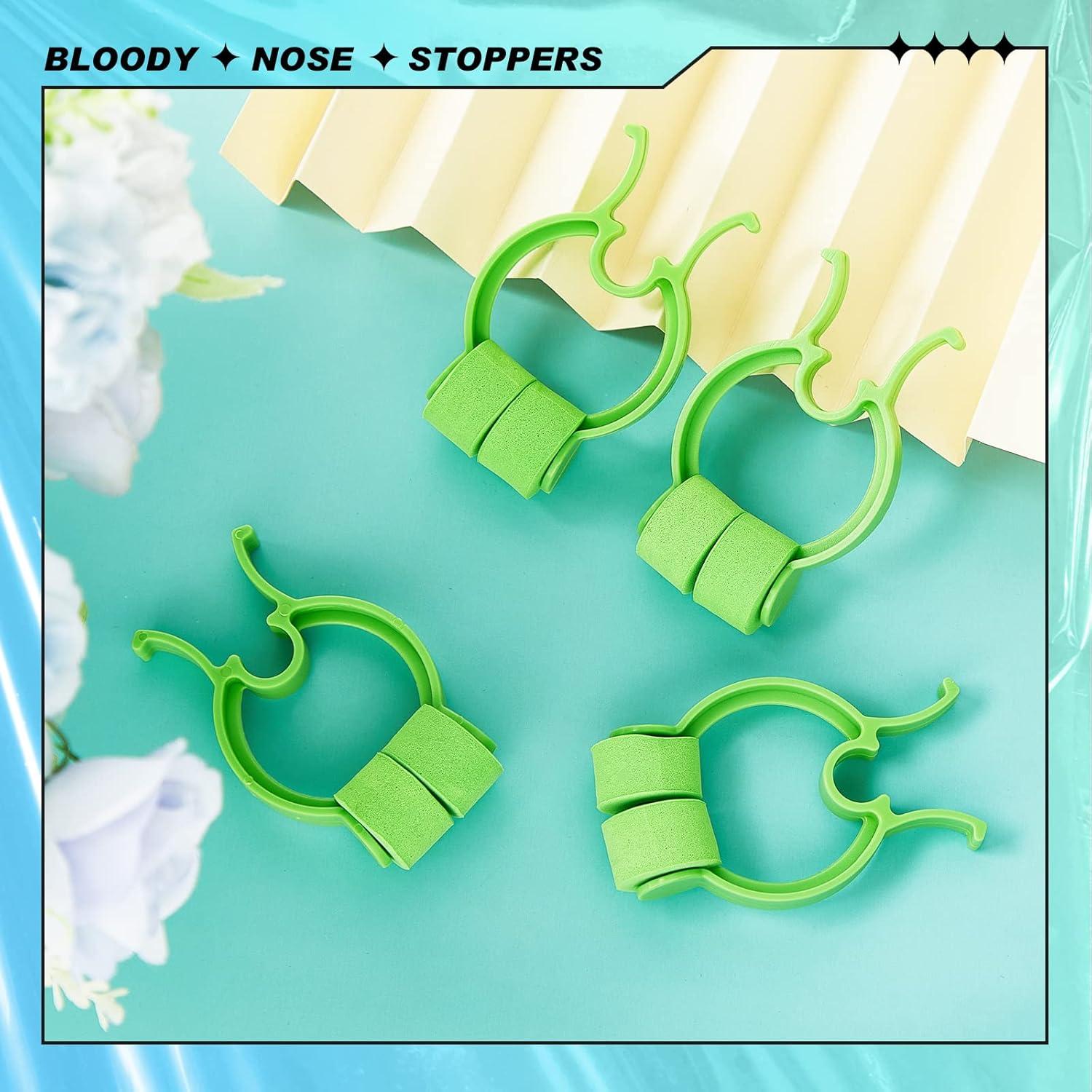Clips Nasales para Hemorragias Fabbay - 50 Pcs Azul y Verde