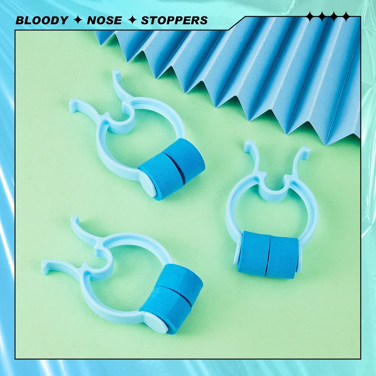 Clips Nasales para Hemorragias Fabbay - 50 Pcs Azul y Verde