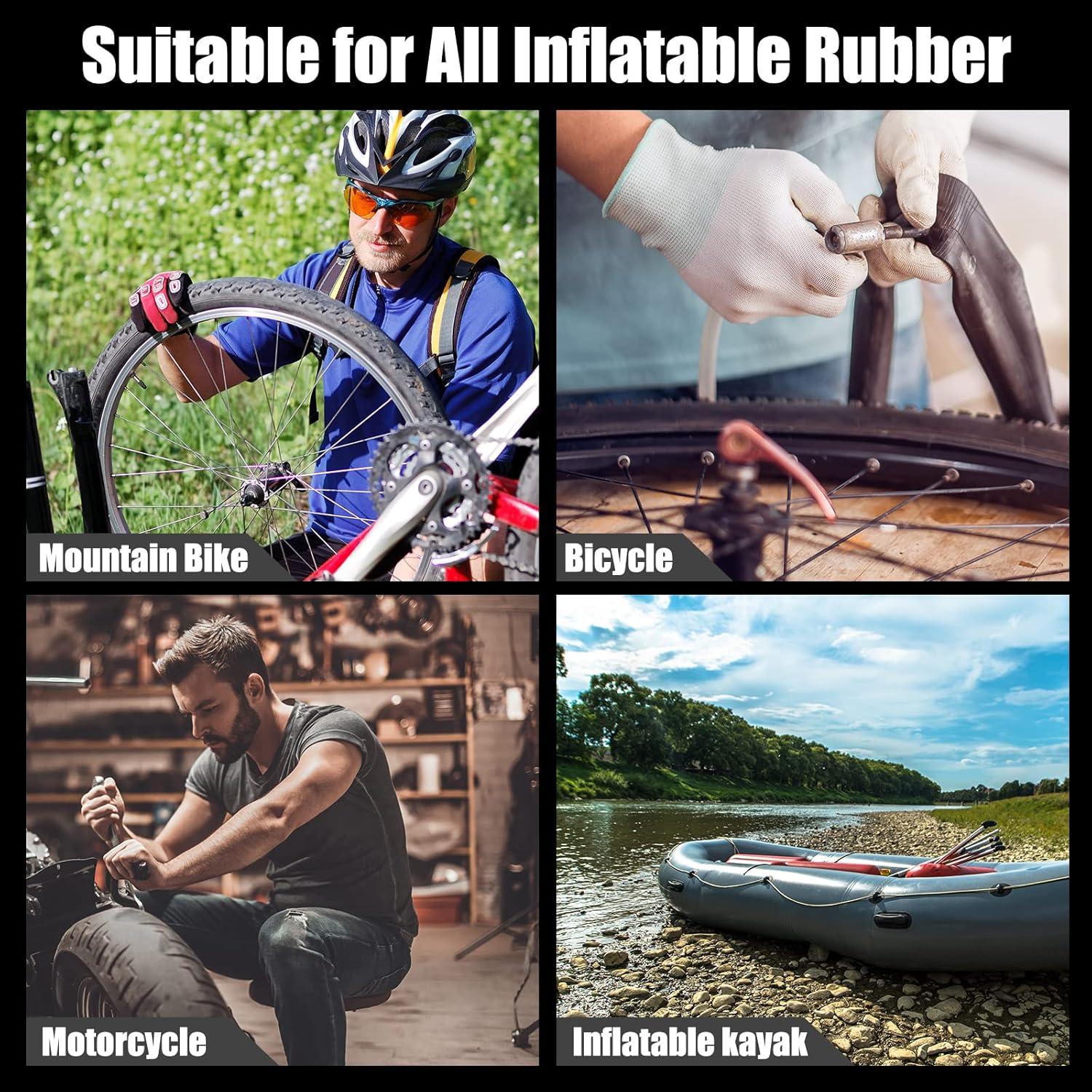 Kit de Reparación de Neumáticos de Bicicleta Dexnoca - 32 Parches