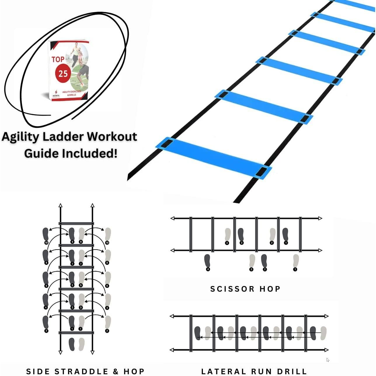 Conjunto de Entrenamiento de Agilidad Advanta Sports - 6.4m