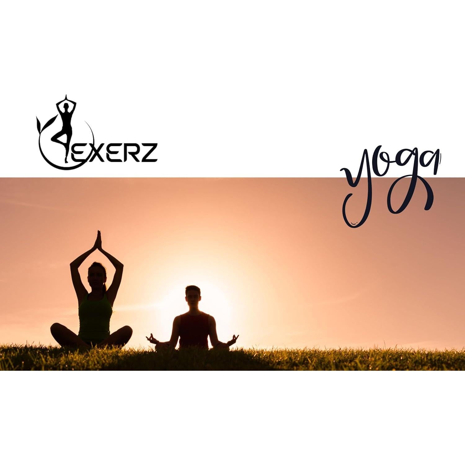 Bloques de Yoga Exerz 2 Pack Antideslizantes 23x15x7.5 cm