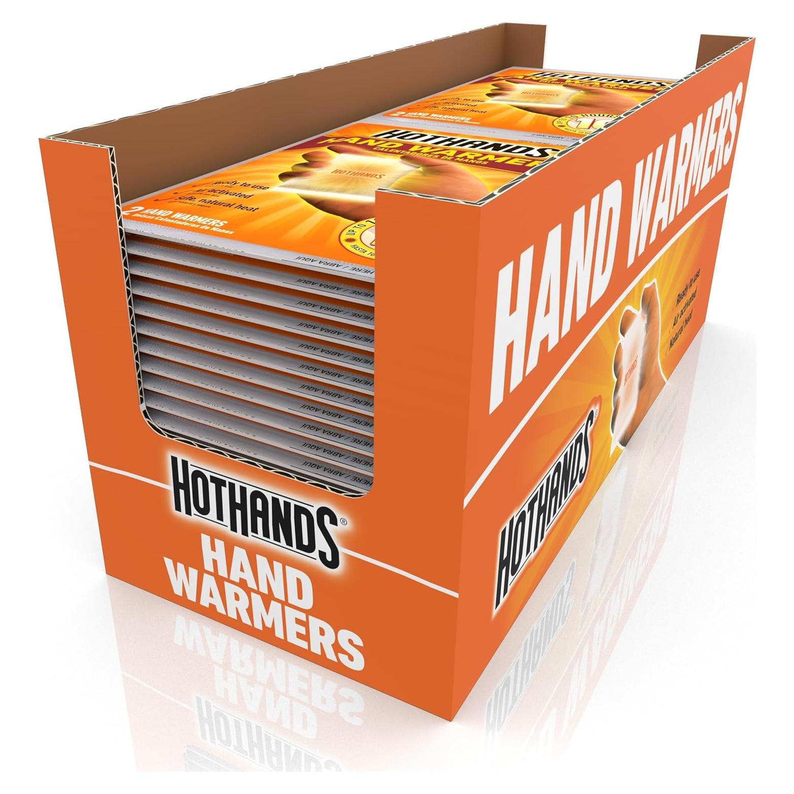 Calentadores de Manos HotHands - 40 Pares Activados por Aire