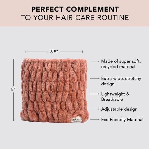 Diadema de Spa Kitsch Rosa Polvoriento - Extra Ancha y Antideslizante