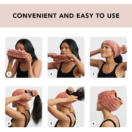 Diadema de Spa Kitsch Rosa Polvoriento - Extra Ancha y Antideslizante