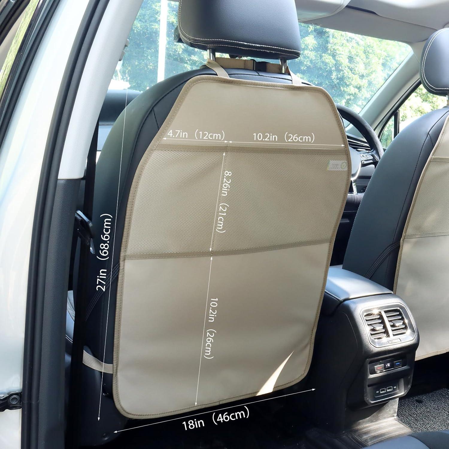 Protector de Asiento de Coche Viaviat FT016 Beige-A 2-Pack