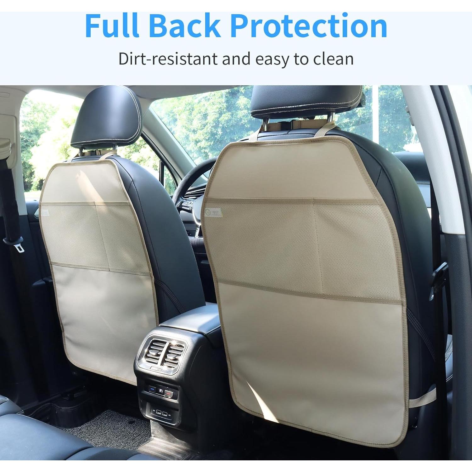 Protector de Asiento de Coche Viaviat FT016 Beige-A 2-Pack