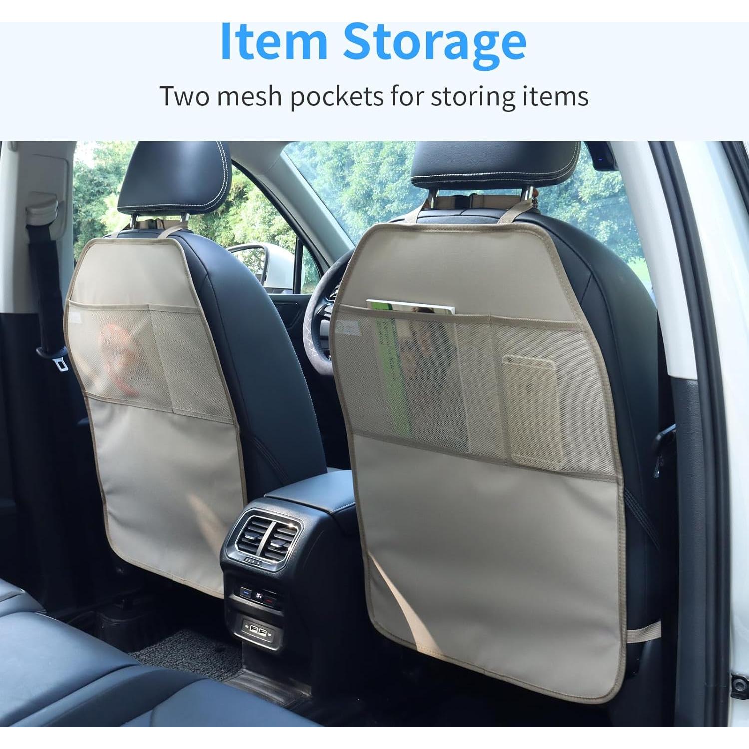 Protector de Asiento de Coche Viaviat FT016 Beige-A 2-Pack