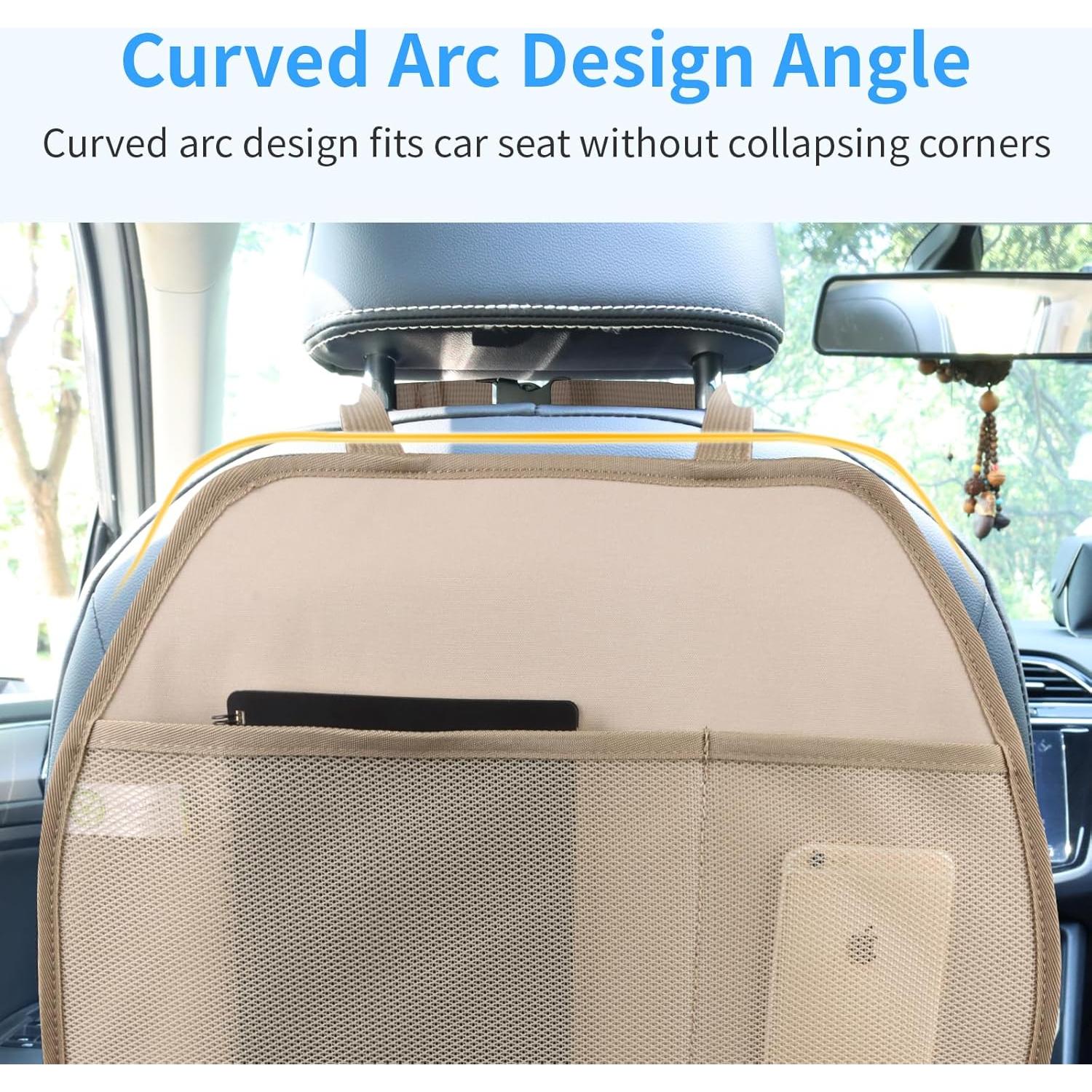 Protector de Asiento de Coche Viaviat FT016 Beige-A 2-Pack