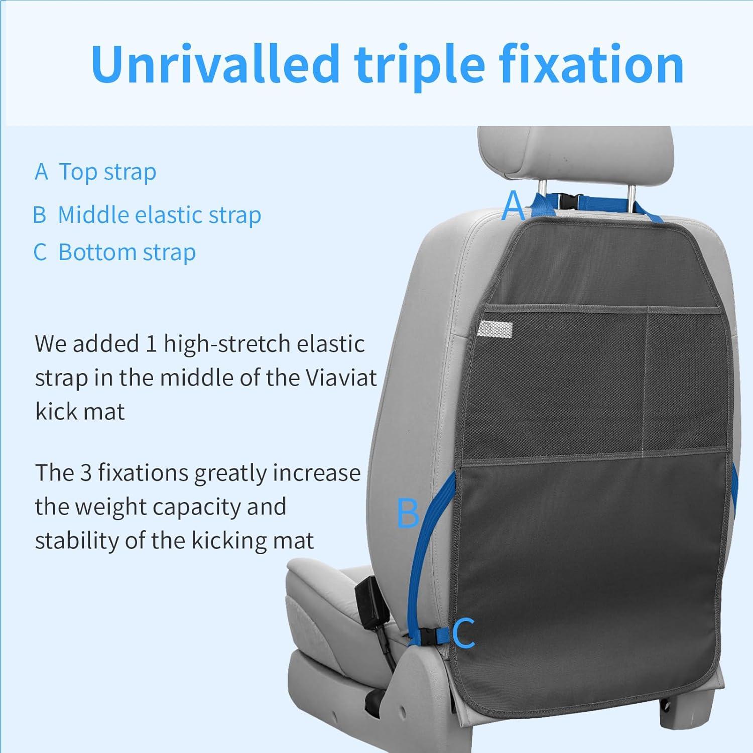 Protector de Asiento de Coche Viaviat FT016 Beige-A 2-Pack