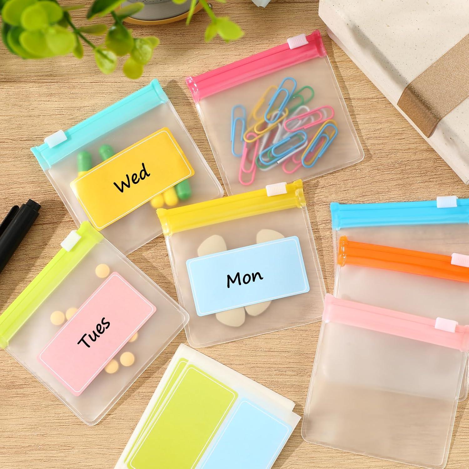 Bolsas de Píldoras Reutilizables MARFOREVER 25 Pcs Organizador