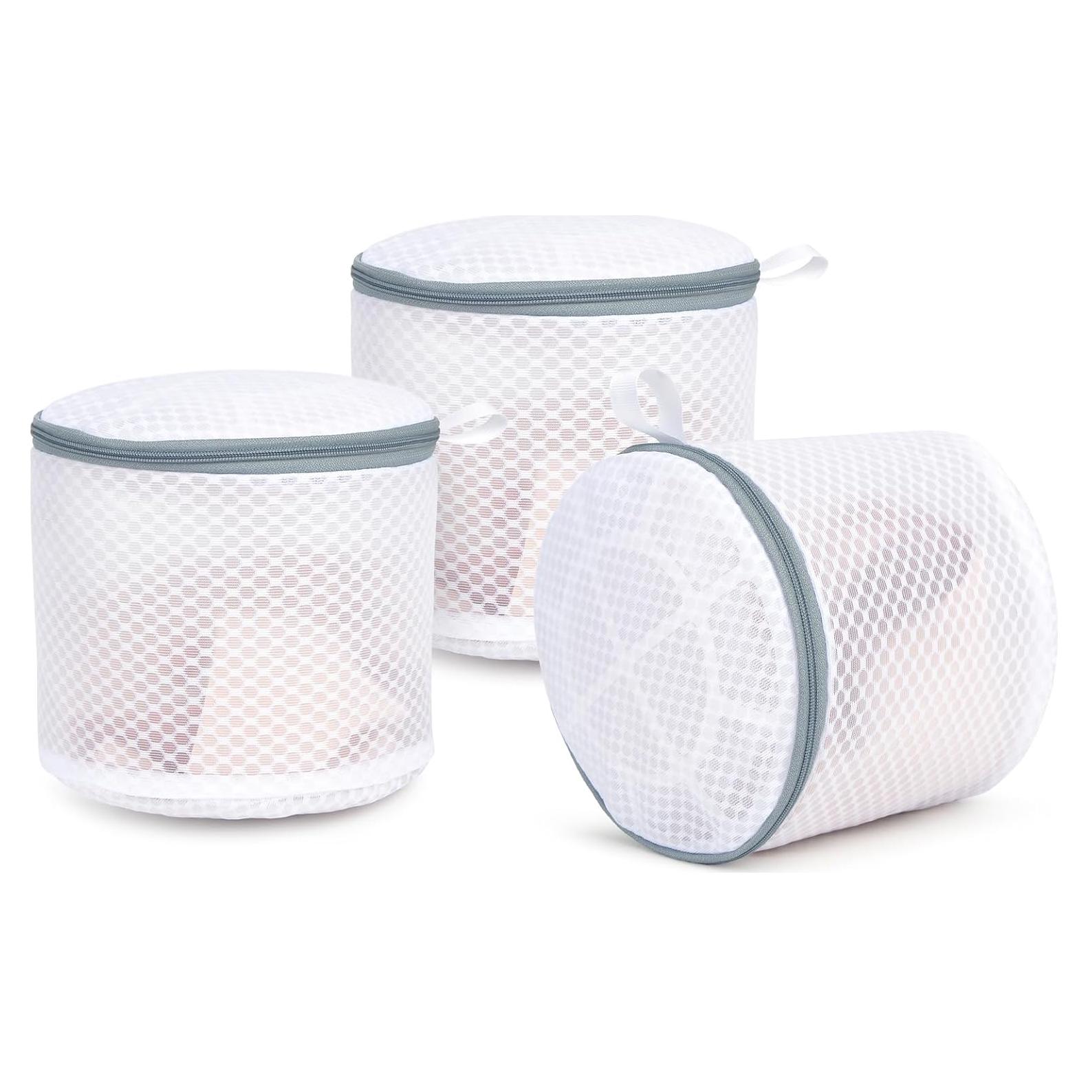 Paquete de 3 Bolsas de Lavandería Geiteoa 15x18 cm Malla