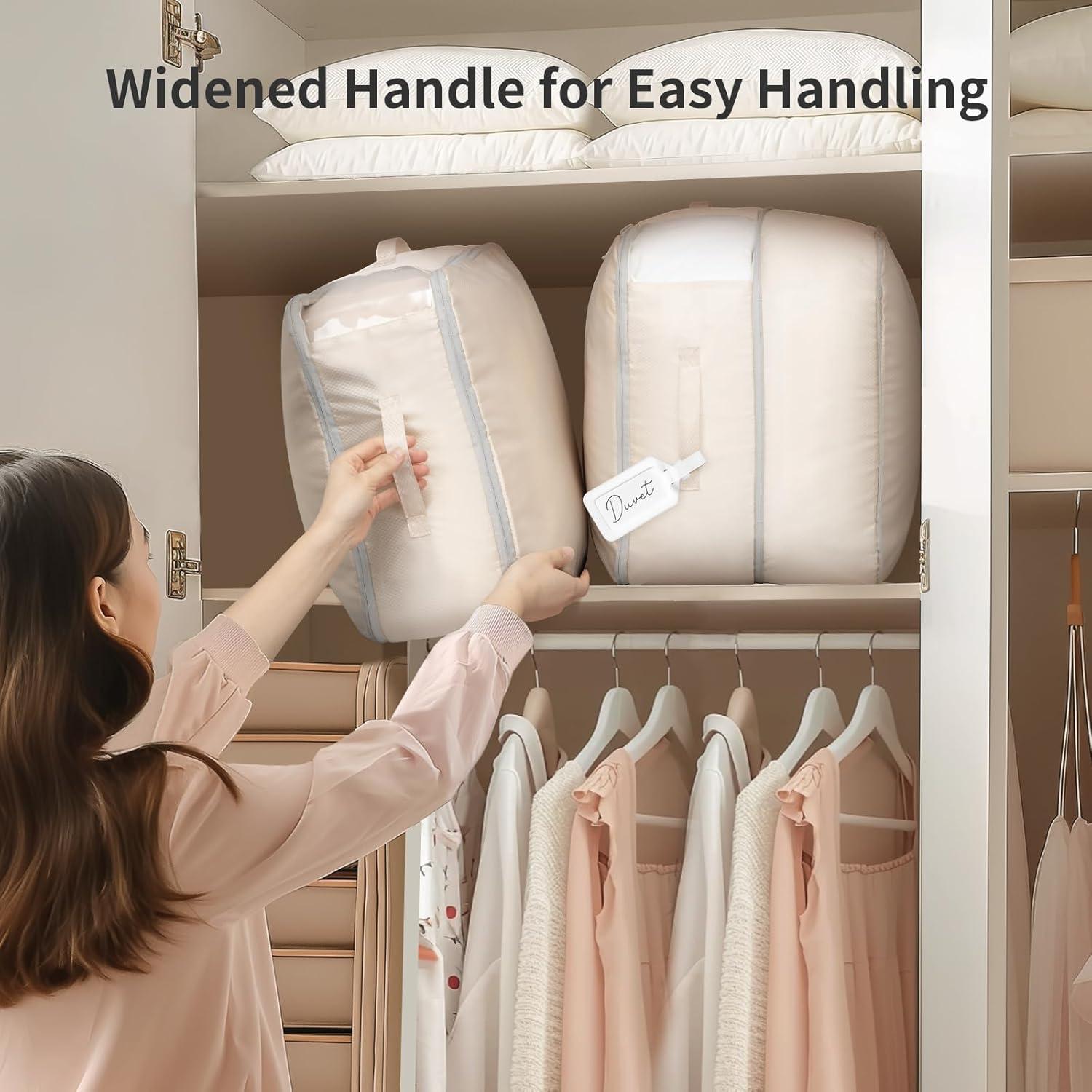 DIMJ Bolsa de Almacenamiento Compresible 66L - Paquete de 3