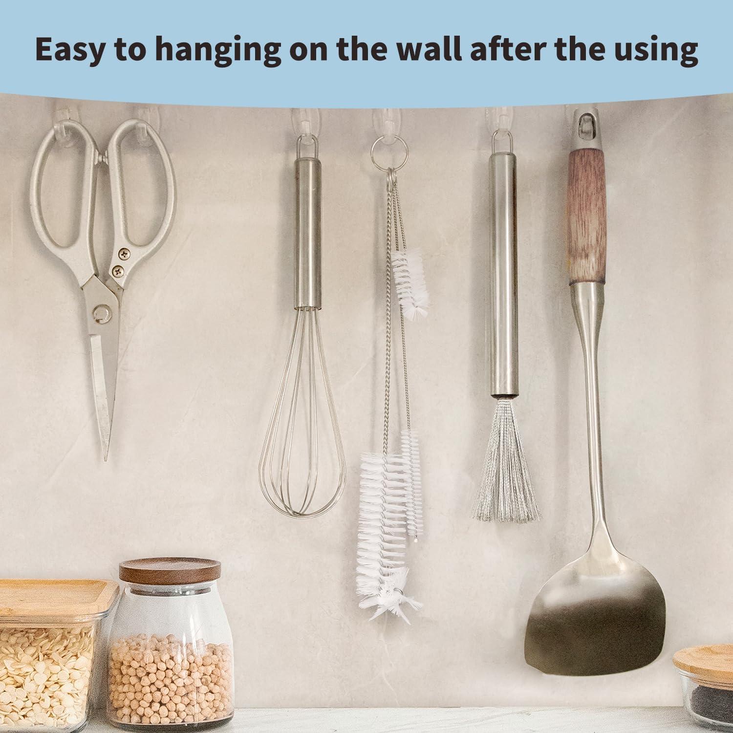 Juego de 3 cepillos de limpieza de botellas Living&Giving