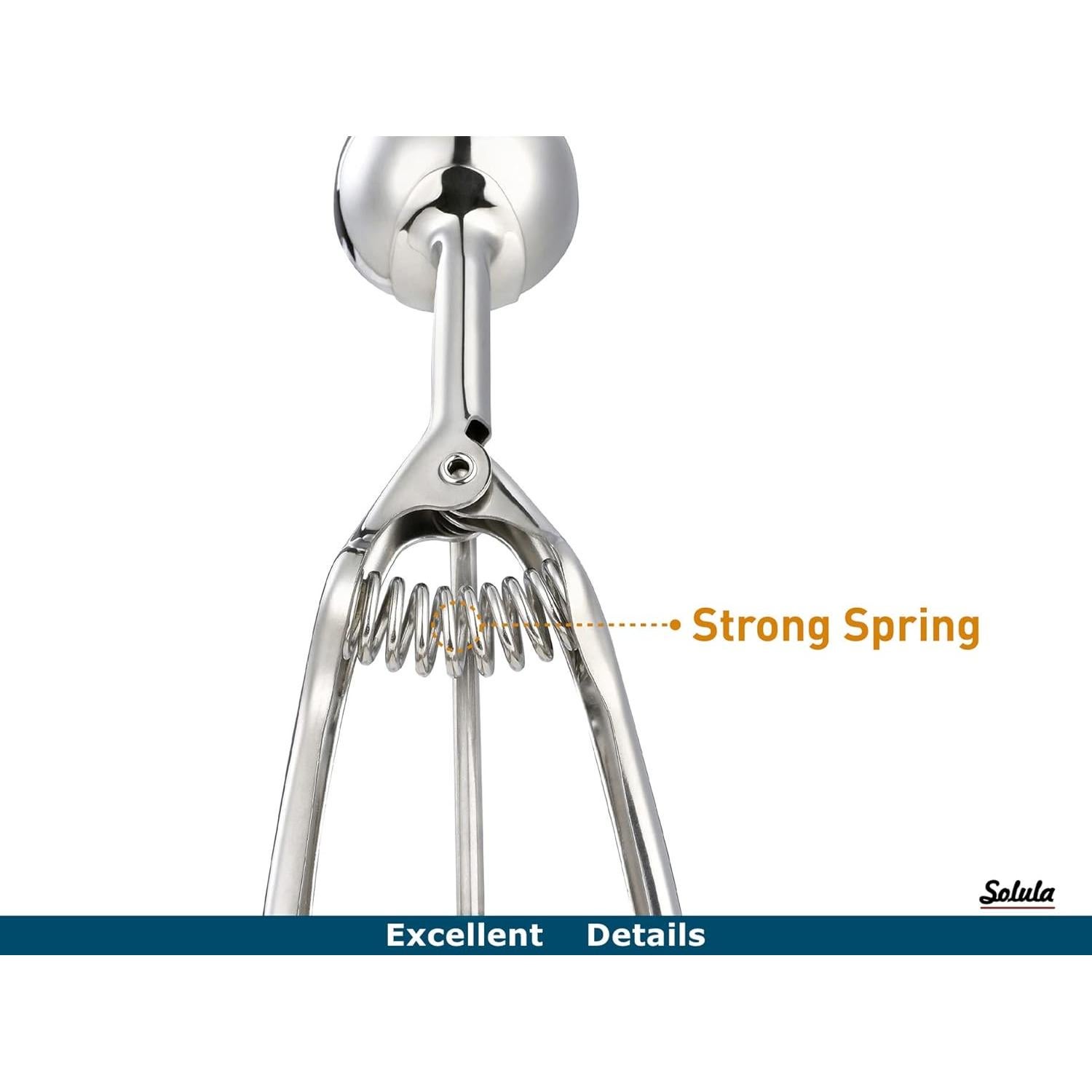 Cuchara Grande de Acero Inoxidable Solula - 82ml