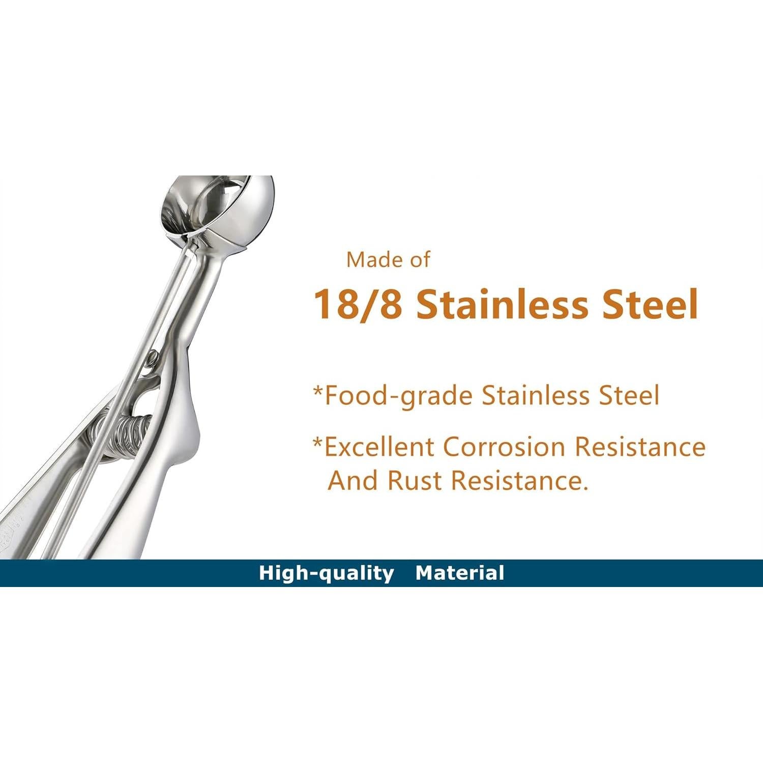 Cuchara Grande de Acero Inoxidable Solula - 82ml