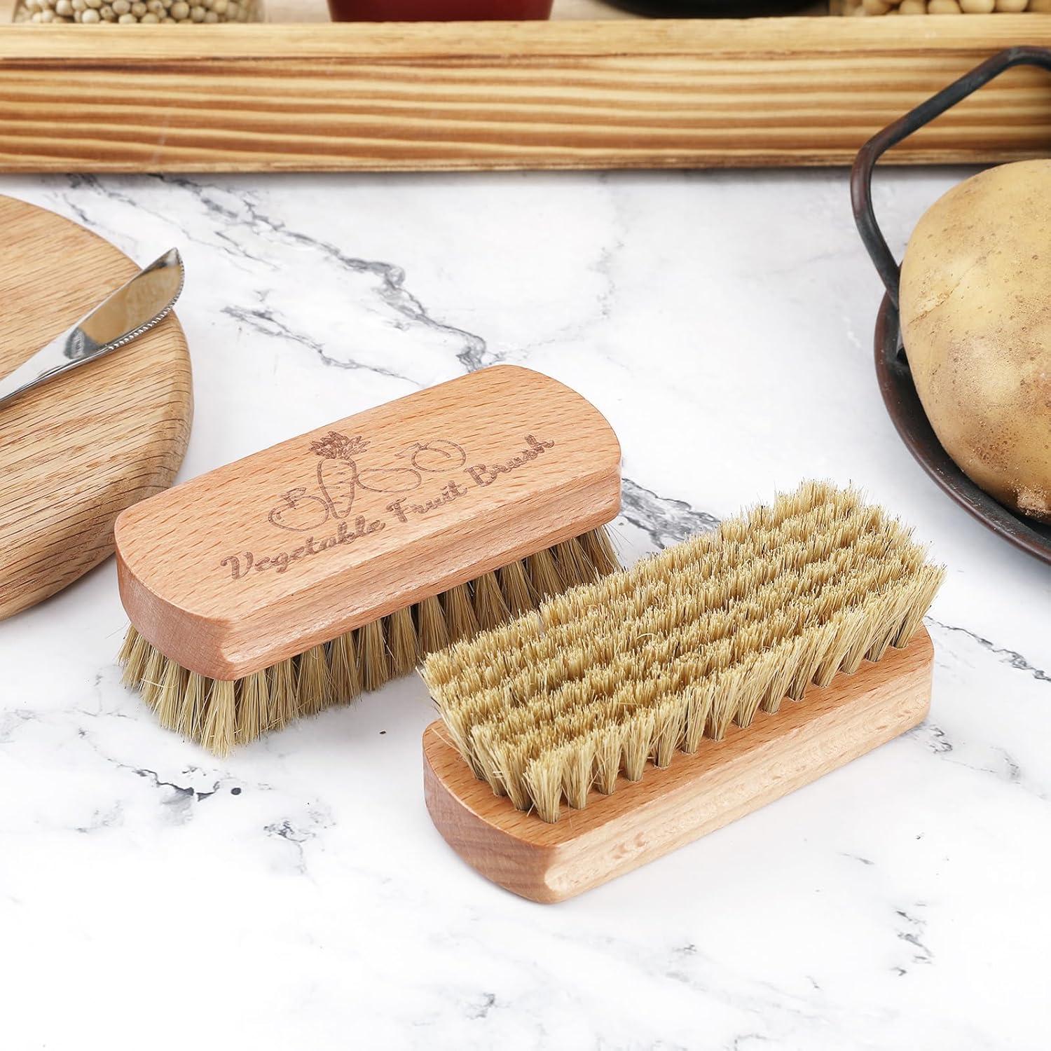 Cepillo de Verduras SEPGLITTER de Madera - 2 Unidades