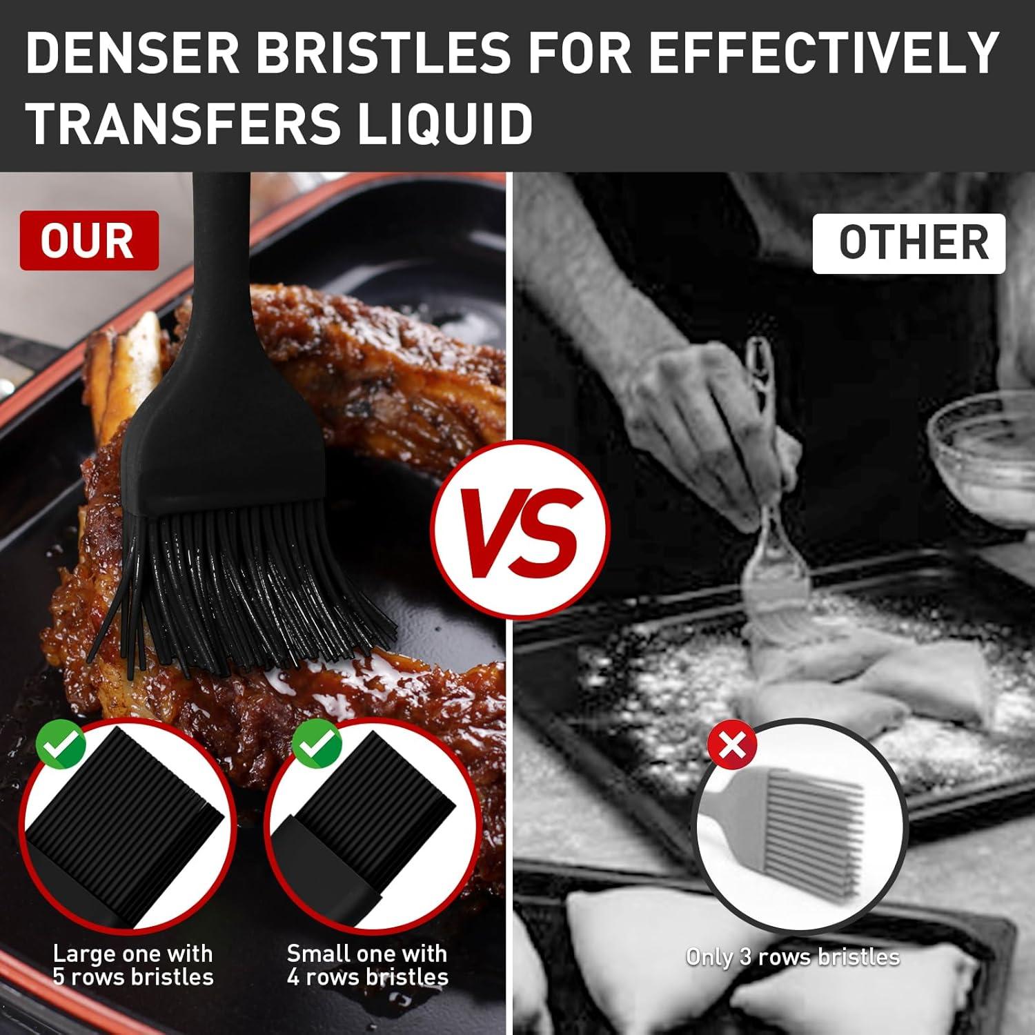 Set de Brochas de Silicona Begonia 2pcs Resistente al Calor