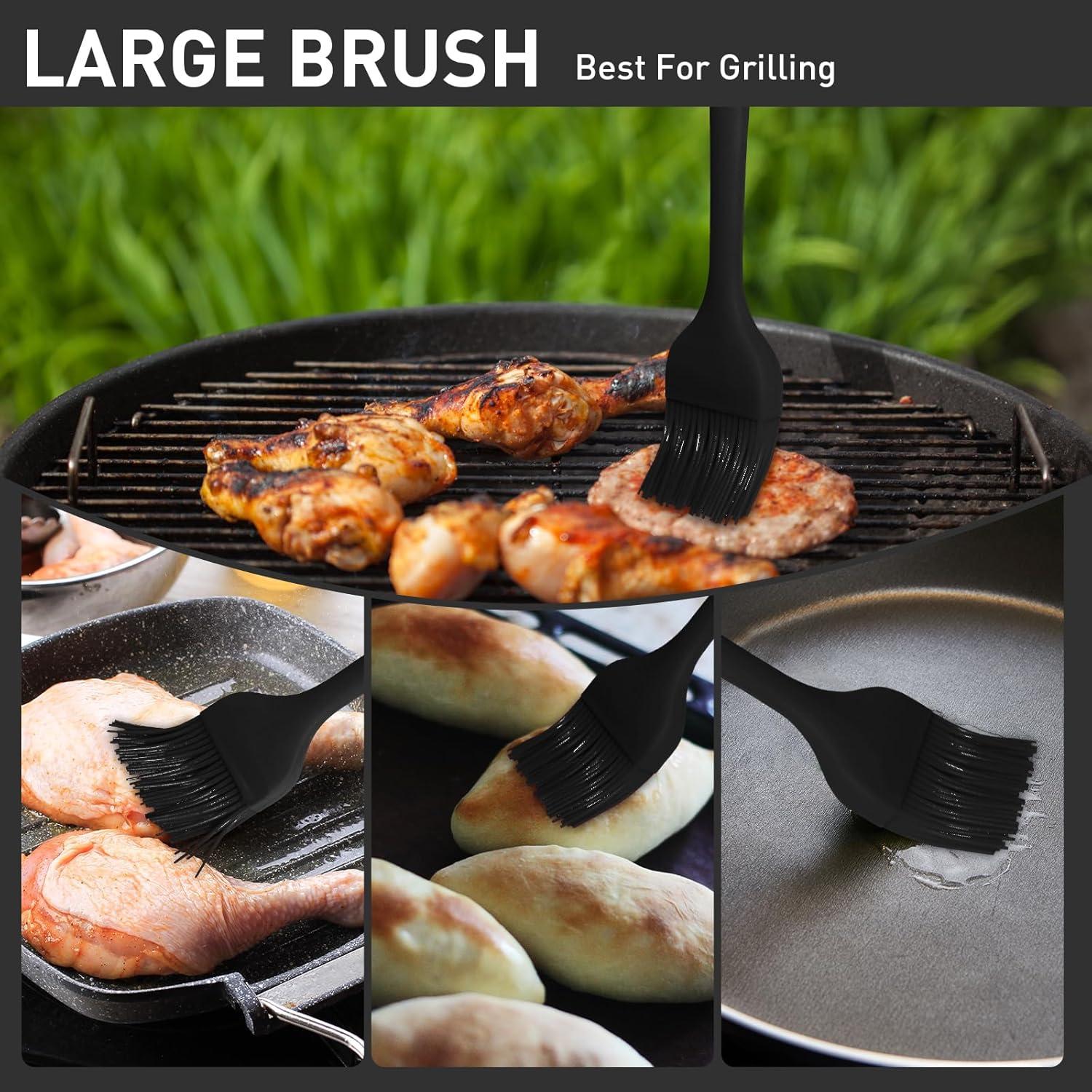 Set de Brochas de Silicona Begonia 2pcs Resistente al Calor