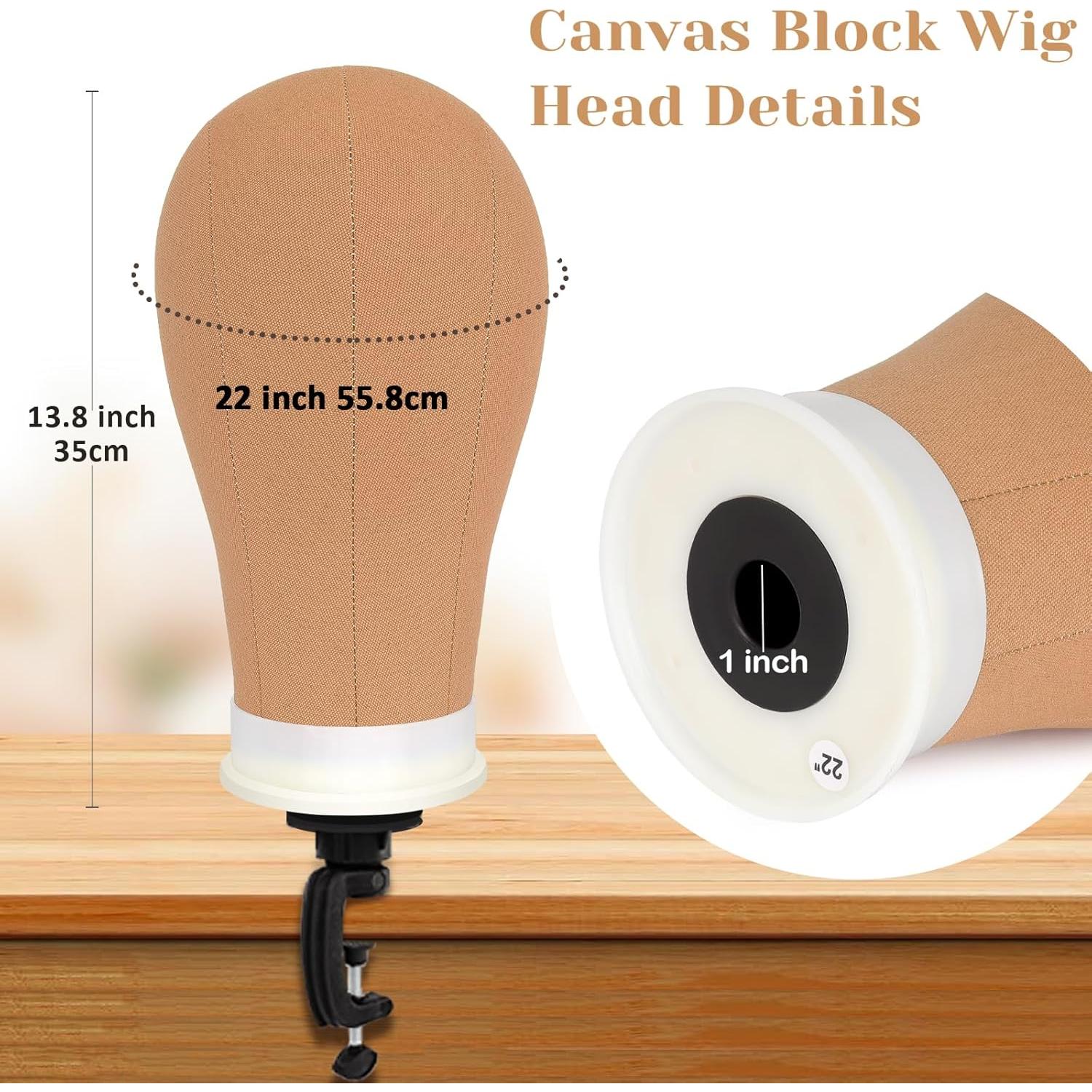 Estante de Peluca Beauty Star Trípode 160 cm con Cabeza Lona 55.88 cm