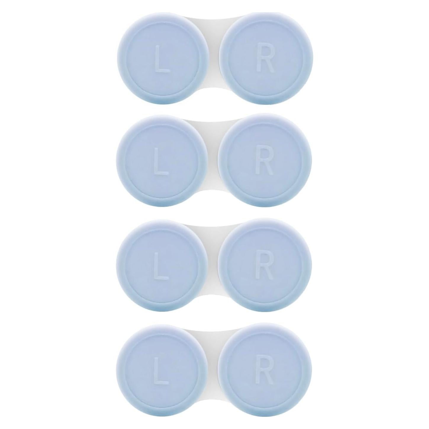 Kit de 4 Estuches para Lentes de Contacto Vastsoon Azul